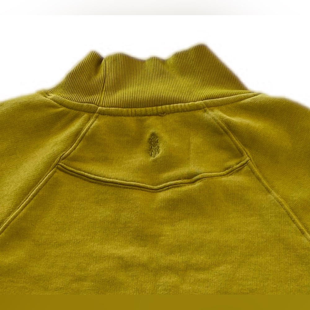 FP Movement Mustard Yellow High Neck Sweatshirt size M - Picture 8 of 9